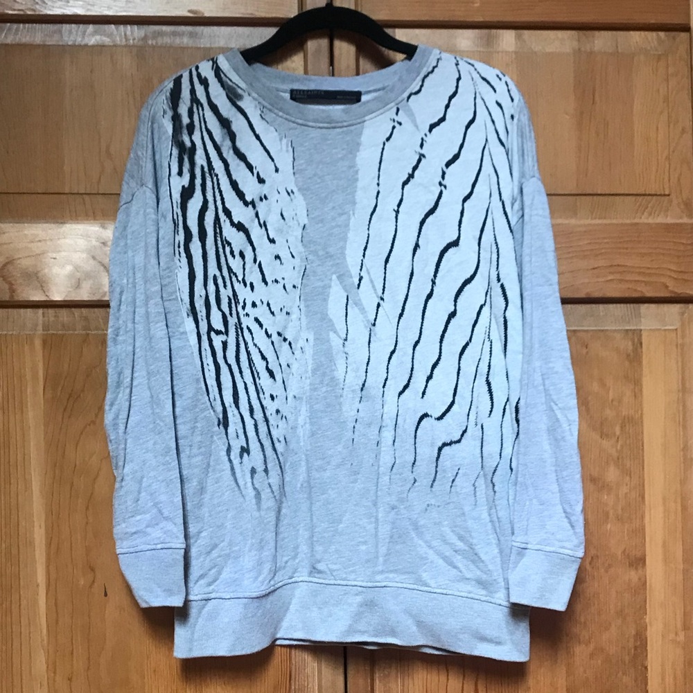 AllSaints ‘Puma Marl Ita’ sweatshirt, size XS